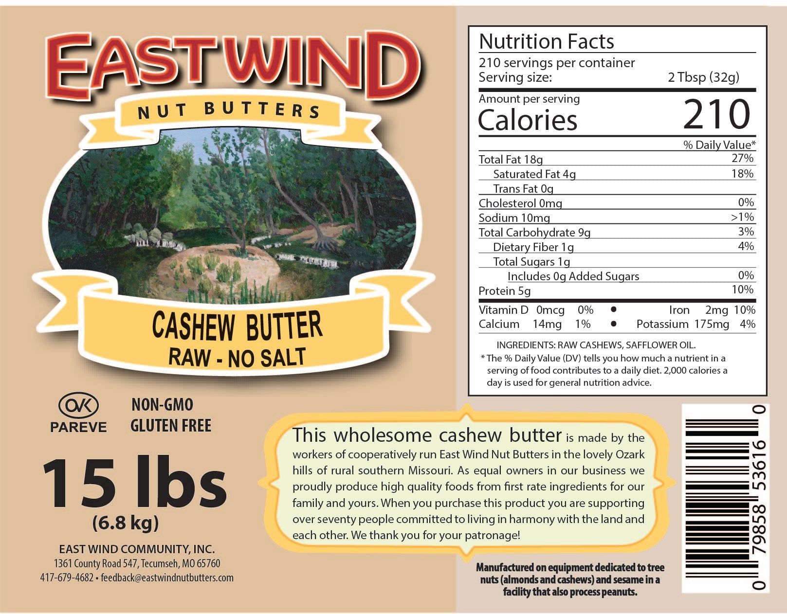 Cashew Butter- 2 Ingredients