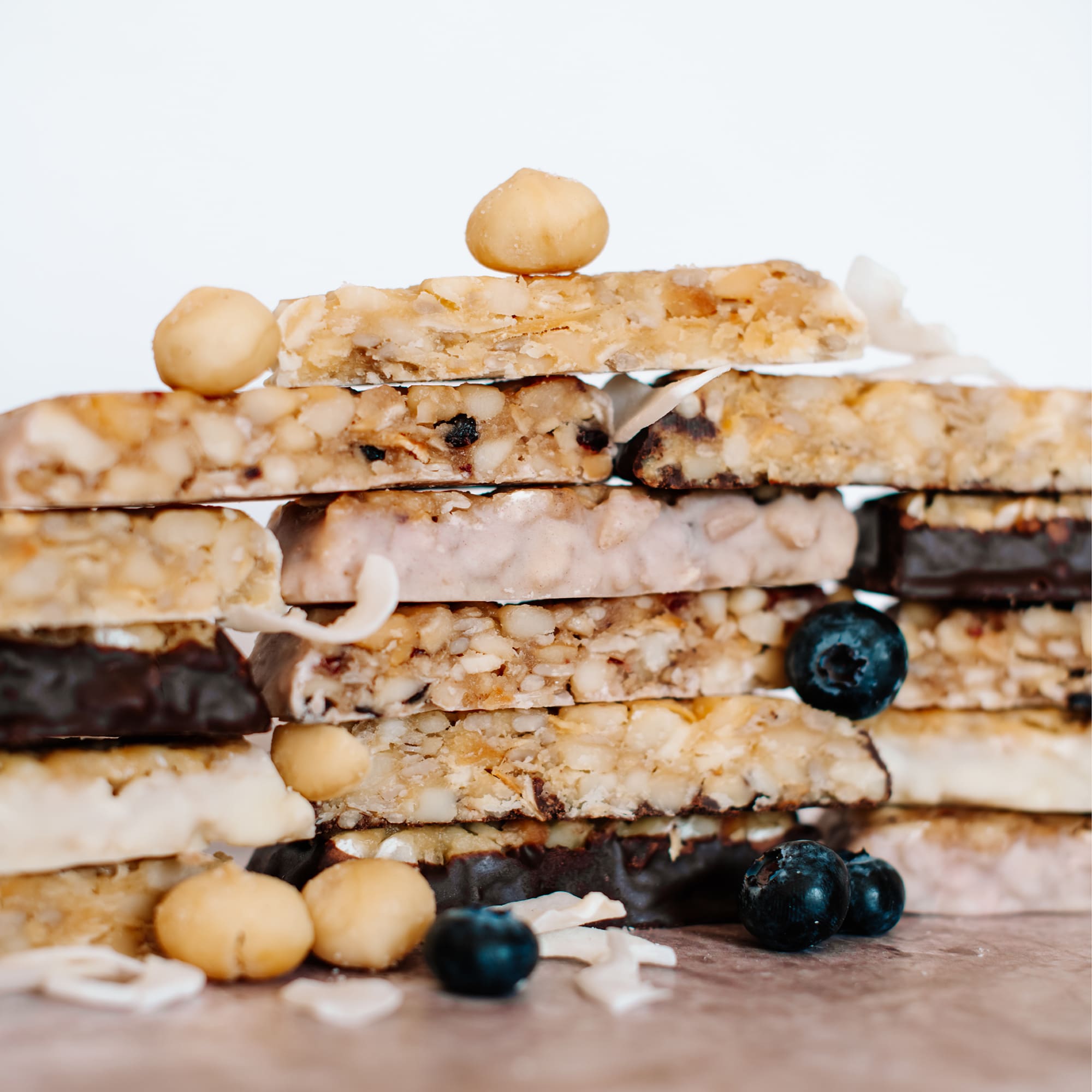 Macadamia Nut Snack Bar Variety Pack (4 Flavors, 12 Bars)